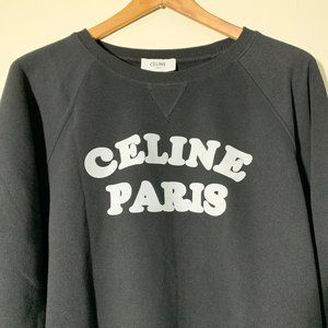 Celine Sweater - Black Celine Paris Sweater